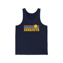 Sarasota, Florida Tank Top - Unisex Sarasota Tank Top Retro Sun-1