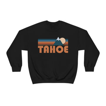 Buy black Tahoe, California Sweatshirt - Retro Mountain Unisex