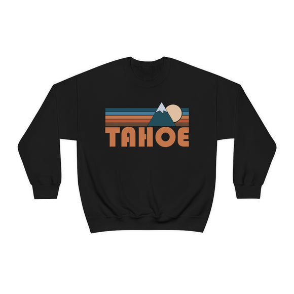 Tahoe, California Sweatshirt - Retro Mountain Unisex