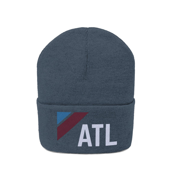 Atlanta, Georgia Beanie - Adult Embroidered Retro Atlanta Knit Hat