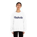 Nashville, Tennessee Sweatshirt - Script Unisex-2