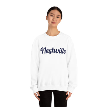 Nashville, Tennessee Sweatshirt - Script Unisex - 0
