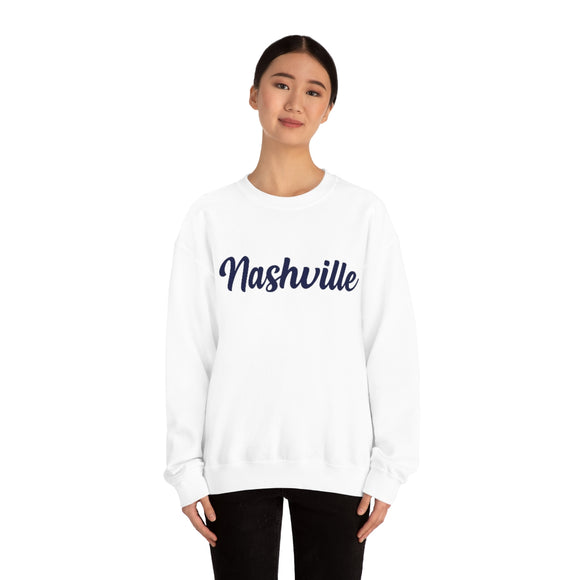 Nashville, Tennessee Sweatshirt - Script Unisex