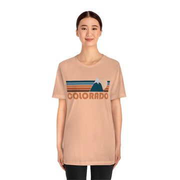 Colorado T-Shirt - Retro Mountain Unisex Colorado Shirt - 0