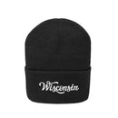 Wisconsin Beanie - Adult Hand Lettered Embroidered Wisconsin Knit Hat-10