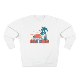 Premium Santa Monica, California Sweatshirt - Unisex Premium Crewneck Sweatshirt