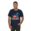 Carlsbad, California T-Shirt - Retro Palm Tree & Beach Unisex Carlsbad Shirt