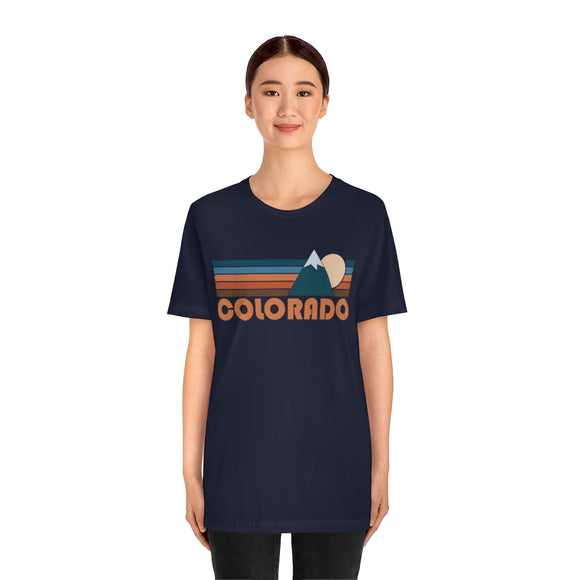 Colorado T-Shirt - Retro Mountain Unisex Colorado Shirt