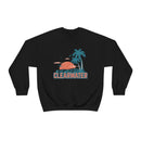 Clearwater, Florida Sweatshirt - Unisex Retro Palm Tree Crewneck Clearwater Sweatshirt-10