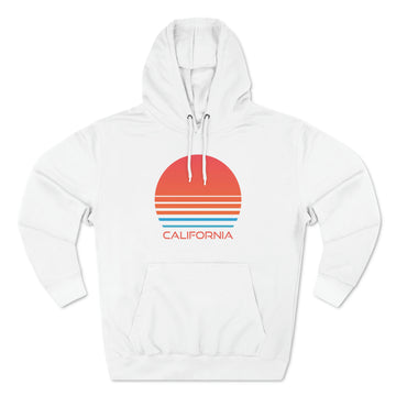 Premium California Hoodie - Retro 80s Unisex Sweatshirt