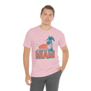 Miami, Florida T-Shirt - Retro Palm Tree & Beach Unisex Miami Shirt-70