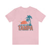 Tampa, Florida T-Shirt - Retro Palm Tree & Beach Unisex Tampa Shirt