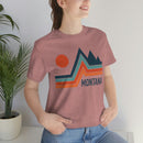 Montana T-Shirt - Retro Mountain Unisex Montana Shirt-6