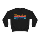 Wyoming Sweatshirt - Mountain & Birds Unisex-9