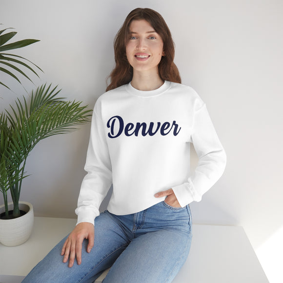 Denver, Colorado Sweatshirt - Script Unisex