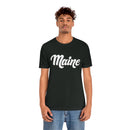 Maine T-Shirt - Hand Lettered Unisex Maine Shirt-8