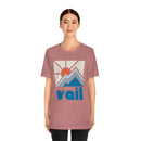 Vail Shirt, Colorado Retro T-Shirt, Colorful Colorado tee, Vail Mountain Shirt-7