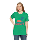 Palo Alto, California T-Shirt - Retro Palm Tree & Beach Unisex Palo Alto Shirt-41
