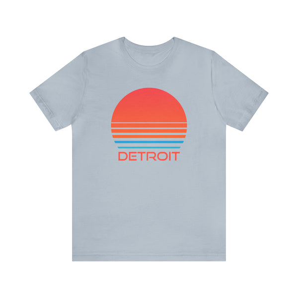 Detroit, Michigan T-Shirt - Retro 80s Unisex Detroit Shirt