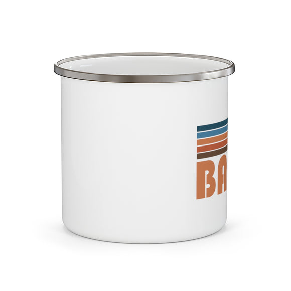 Banff, Canada Camp Mug - Retro Mountain Enamel Campfire Banff Mug