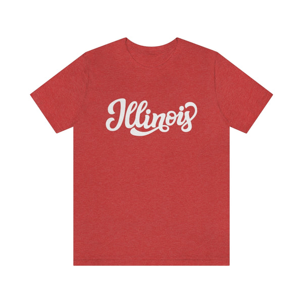Illinois T-Shirt - Hand Lettered Unisex Illinois Shirt