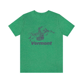 Buy heather-kelly Vermont T-Shirt - Retro Unisex Vermont T Shirt