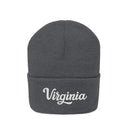 Virginia Beanie - Adult Hand Lettered Embroidered Virginia Knit Hat-6