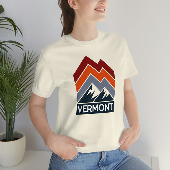 Vermont T-Shirt - Retro Mountain Unisex Vermont Shirt