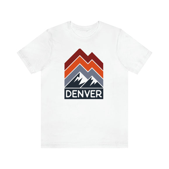 Denver, Colorado T-Shirt - Retro Mountain Unisex Denver Shirt