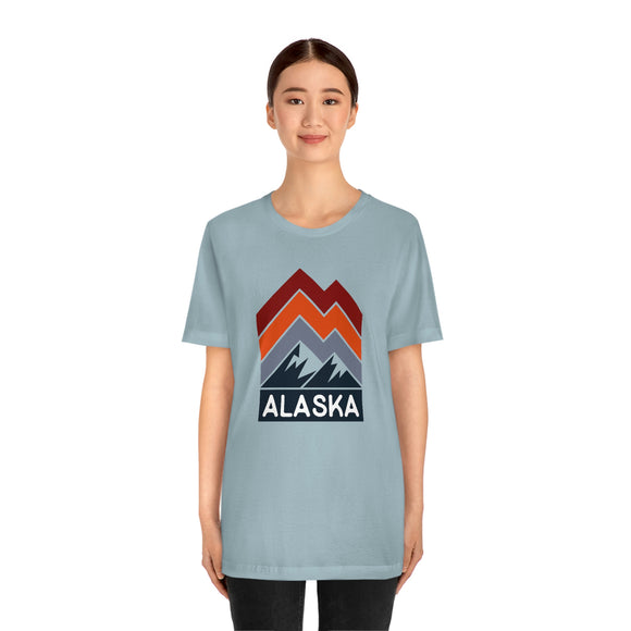 Alaska T-Shirt - Retro Mountain Unisex Alaska Shirt
