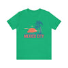 Mexico City, Mexico T-Shirt - Retro Palm Tree & Beach Unisex Mexico City Shirt