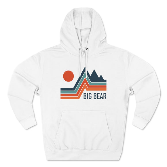 Premium Big Bear, California Hoodie - Retro Unisex Sweatshirt