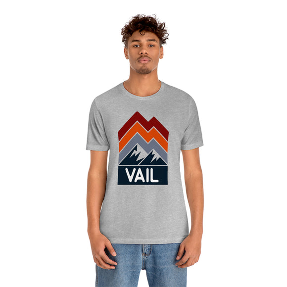 Vail, Colorado T-Shirt - Retro Mountain Unisex Vail Shirt