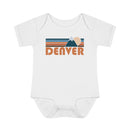Denver Baby Bodysuit - Retro Mountain Denver, Colorado Baby Bodysuit-4