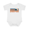 Denver Baby Bodysuit - Retro Mountain Denver, Colorado Baby Bodysuit