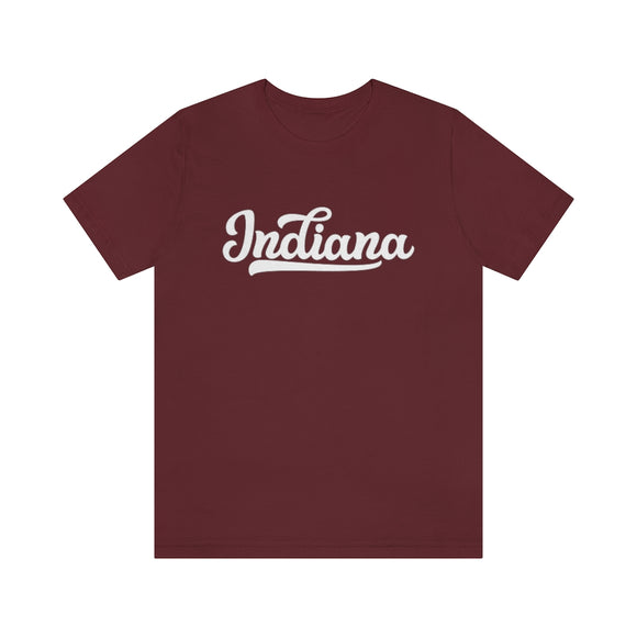 Indiana T-Shirt - Hand Lettered Unisex Indiana Shirt