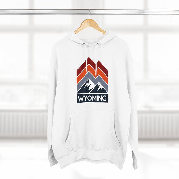 Premium Wyoming Hoodie - Retro Unisex Sweatshirt
