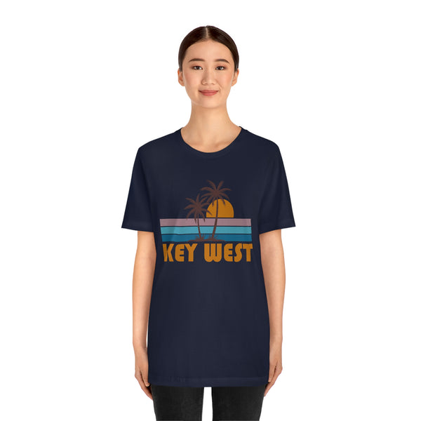 Key West, Florida T-Shirt - Retro Palm Tree Unisex Key West Shirt