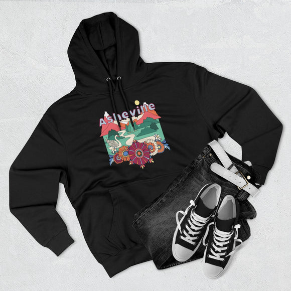 Premium Asheville, North Carolina Hoodie - Boho Unisex Sweatshirt