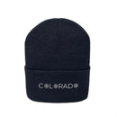 Colorado Beanie - Adult Embroidered Colorado Flag Knit Hat-14