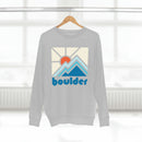 Premium Boulder, Colorado Crewneck Sweatshirt - Retro Unisex Sweatshirt-9
