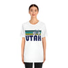 Utah T-Shirt - Retro Mountain Bike Adult Unisex Utah T Shirt