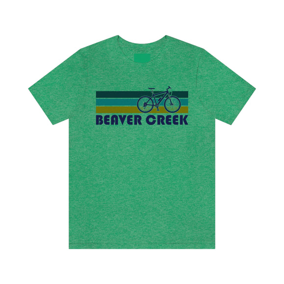 Beaver Creek T-Shirt - Retro Mountain Bike Adult Unisex Beaver Creek, Colorado T Shirt
