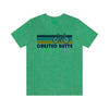 Crested Butte T-Shirt - Retro Mountain Bike Adult Unisex Crested Butte, Colorado T Shirt