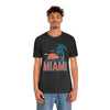 Miami, Florida T-Shirt - Retro Palm Tree & Beach Unisex Miami Shirt
