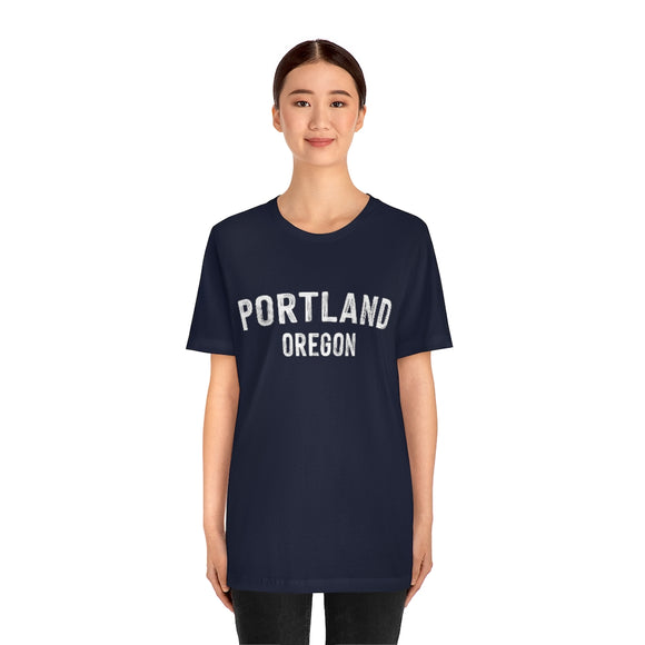 Portland, Oregon Shirt - Paint Text Unisex Portland T-Shirt
