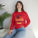 Key West, Florida Sweatshirt - Unisex Retro Palm Tree Crewneck Key West Sweatshirt-43