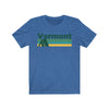 Vermont T-Shirt - Retro Camping Adult Unisex Vermont T Shirt