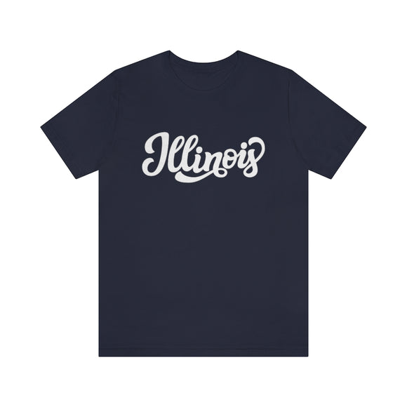 Illinois T-Shirt - Hand Lettered Unisex Illinois Shirt