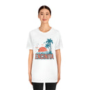 Encinitas, California T-Shirt - Retro Palm Tree & Beach Unisex Encinitas Shirt-11